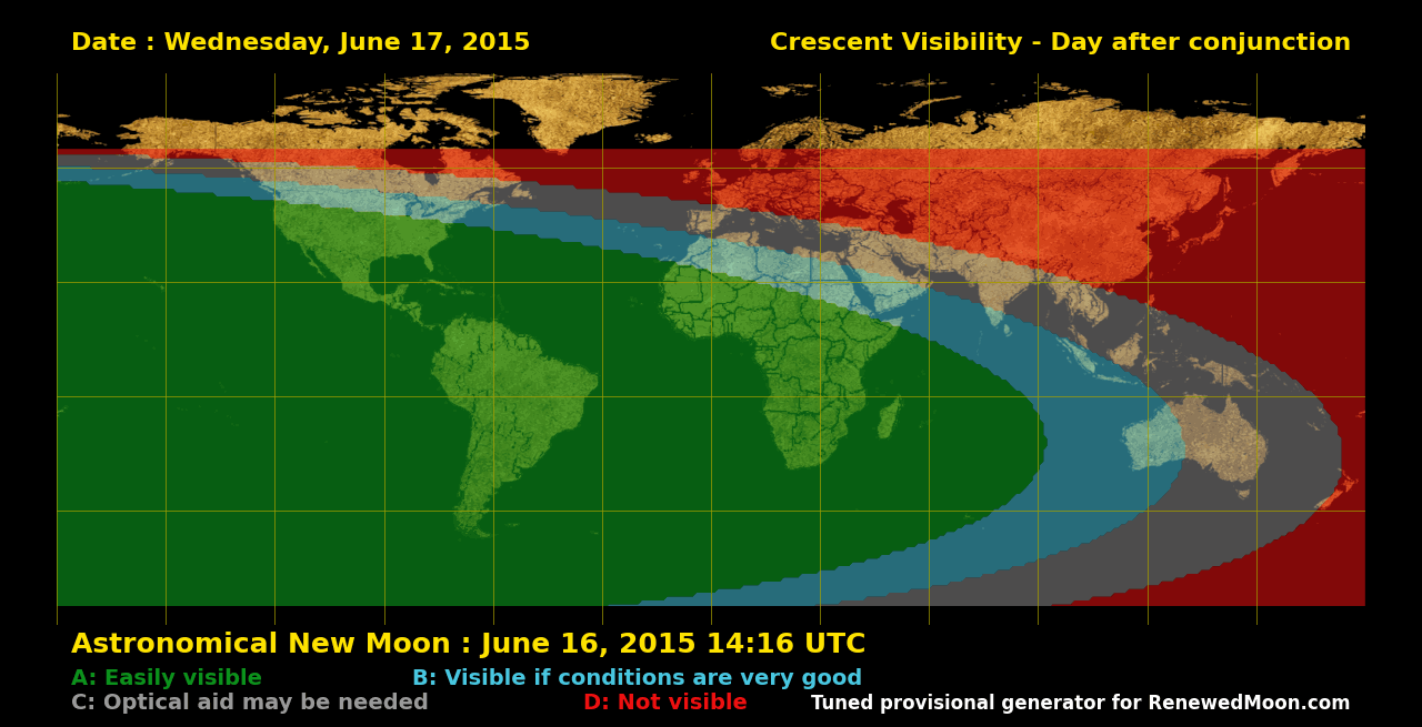 Next renewed moon map