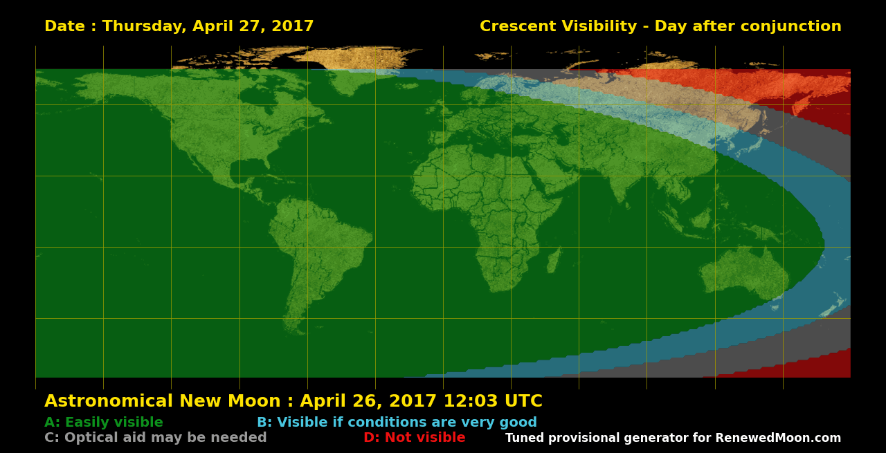 Next renewed moon map