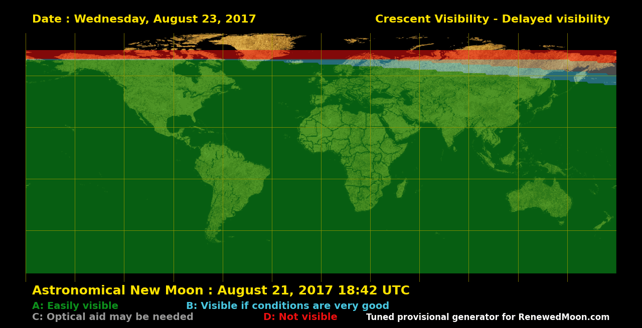 Next renewed moon map