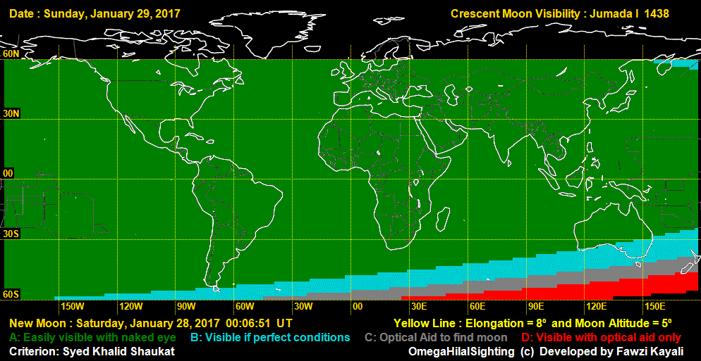 Next renewed moon map