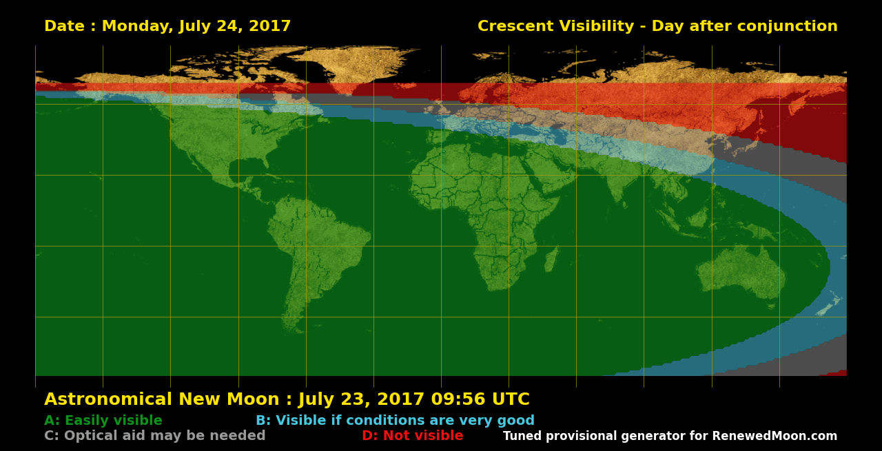 Next renewed moon map