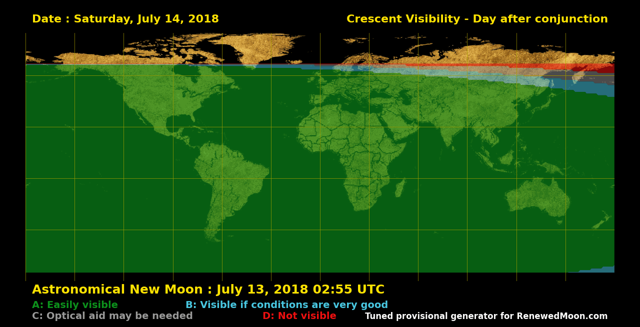 Next renewed moon map