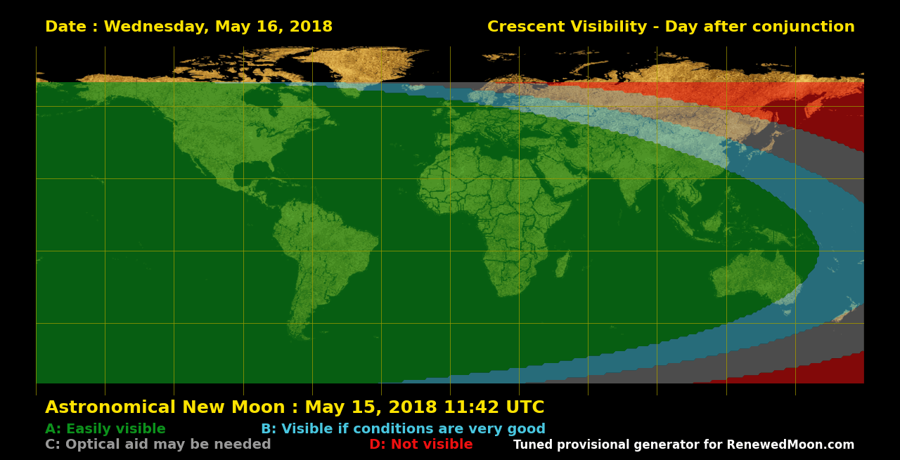 Next renewed moon map