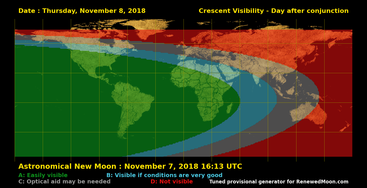 Next renewed moon map