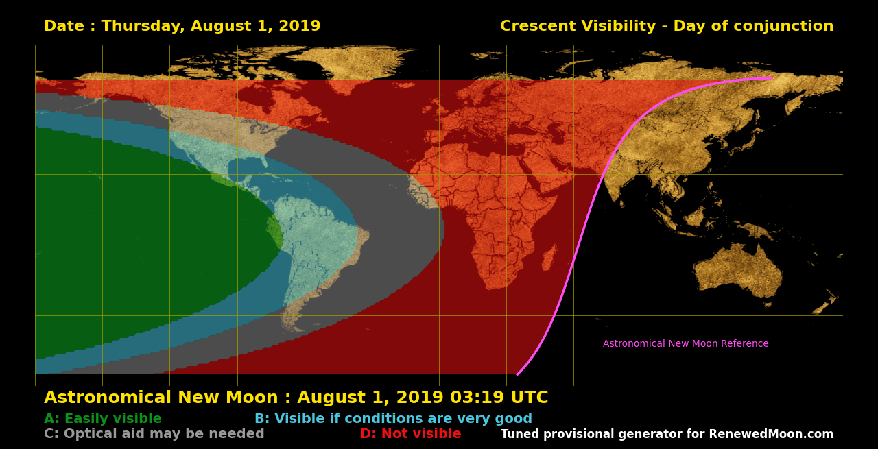 Next renewed moon map