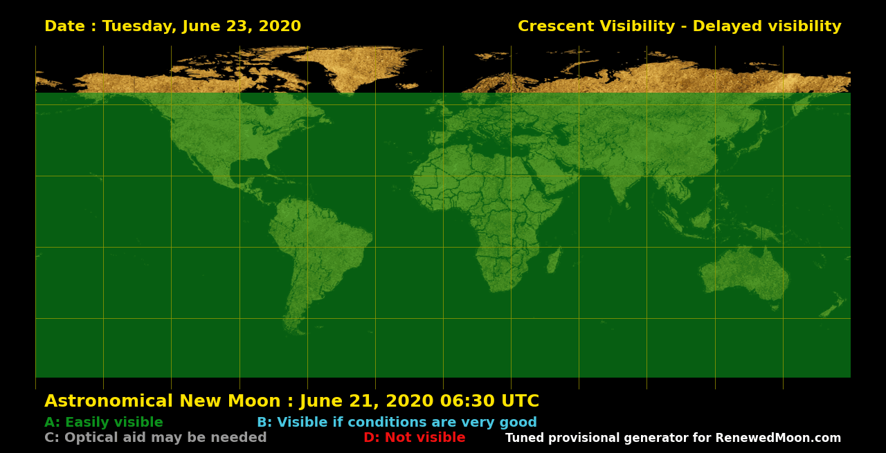 Next renewed moon map