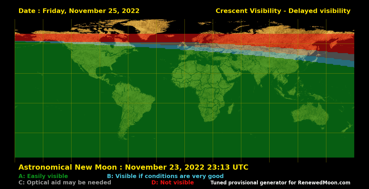 Next renewed moon map