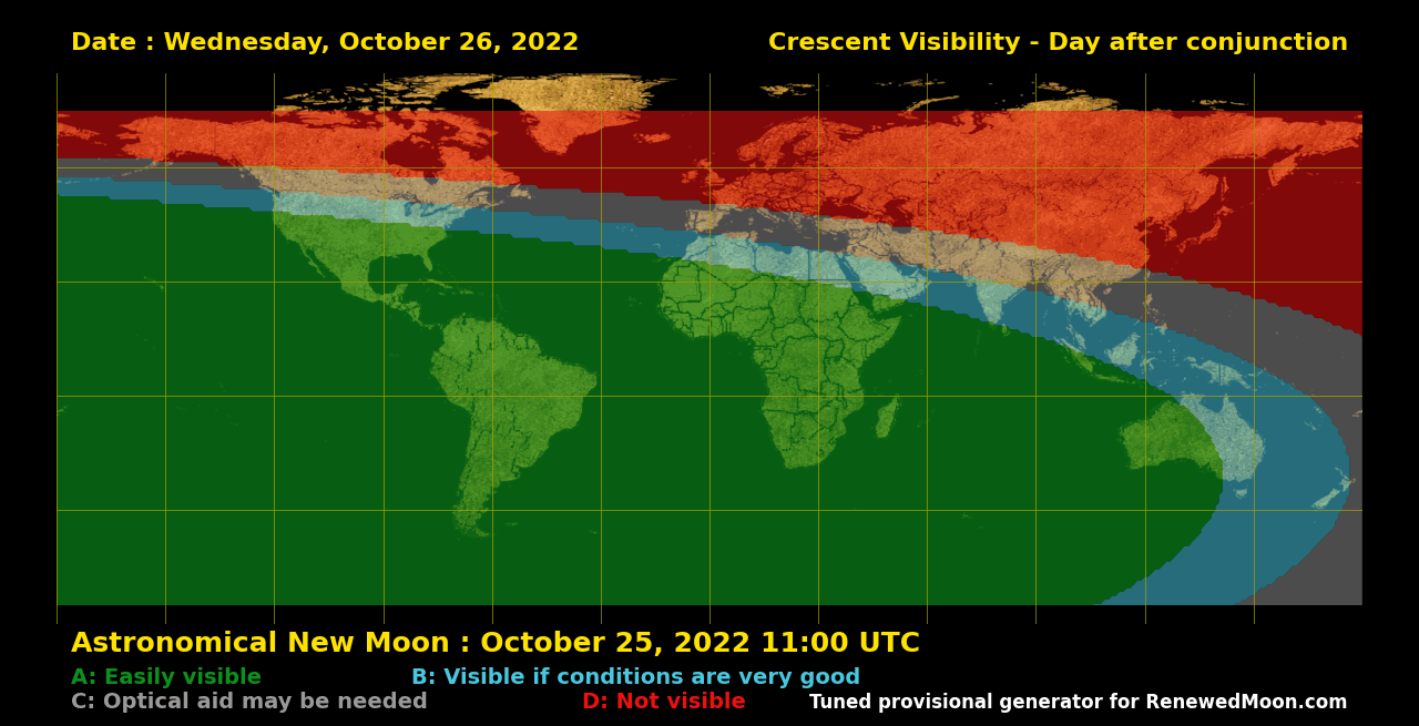 Next renewed moon map
