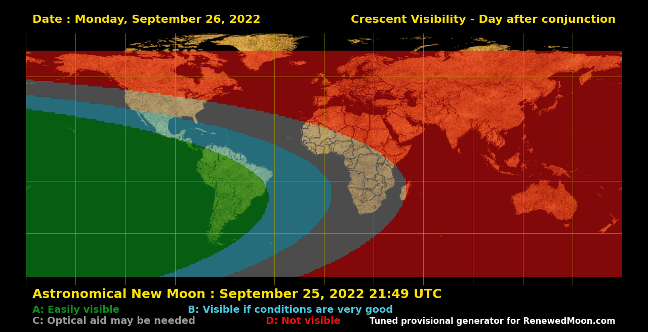 Next renewed moon map