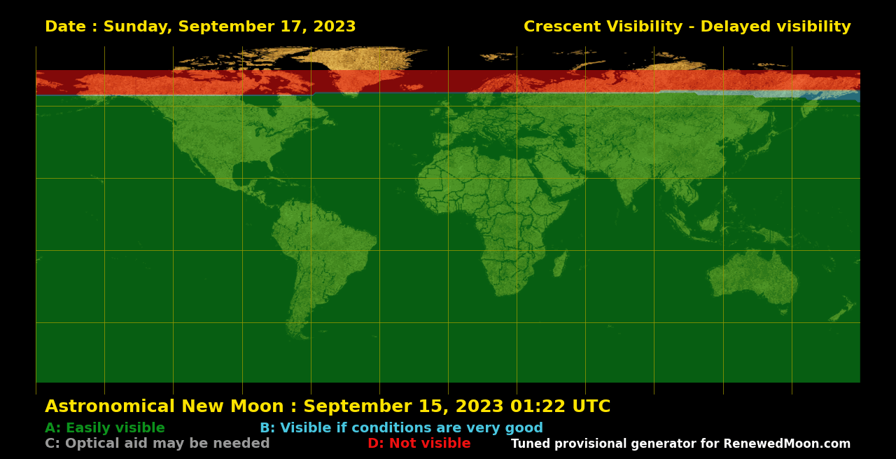 Next renewed moon map