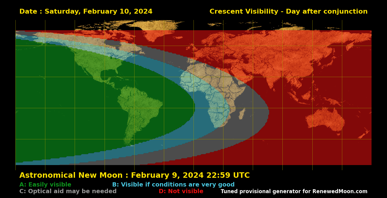 Next renewed moon map