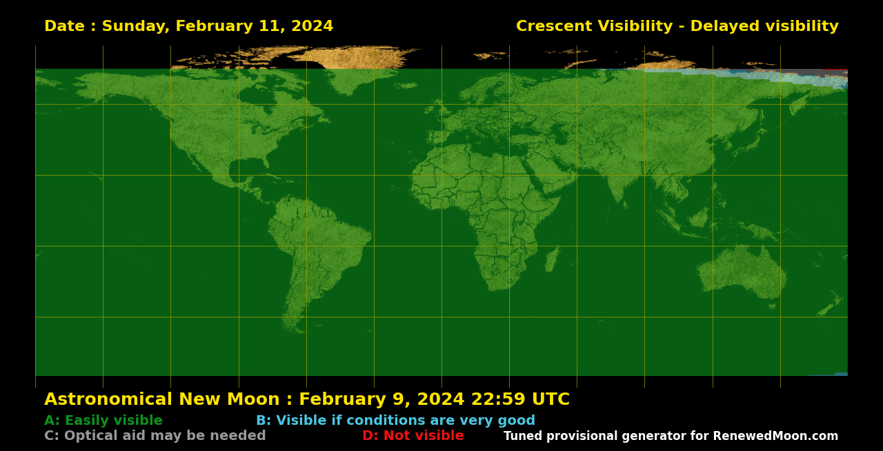 Next renewed moon map