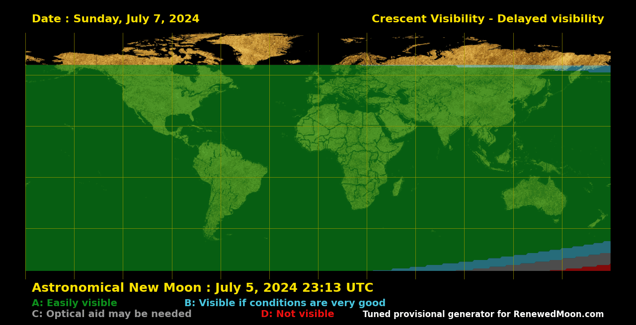 Next renewed moon map