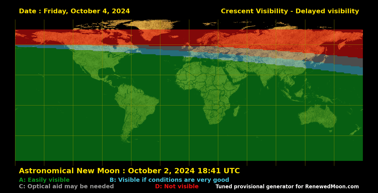 Next renewed moon map