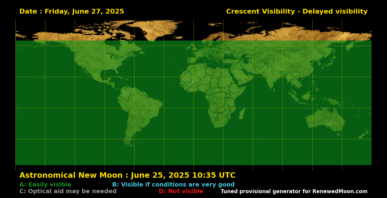 Next renewed moon map