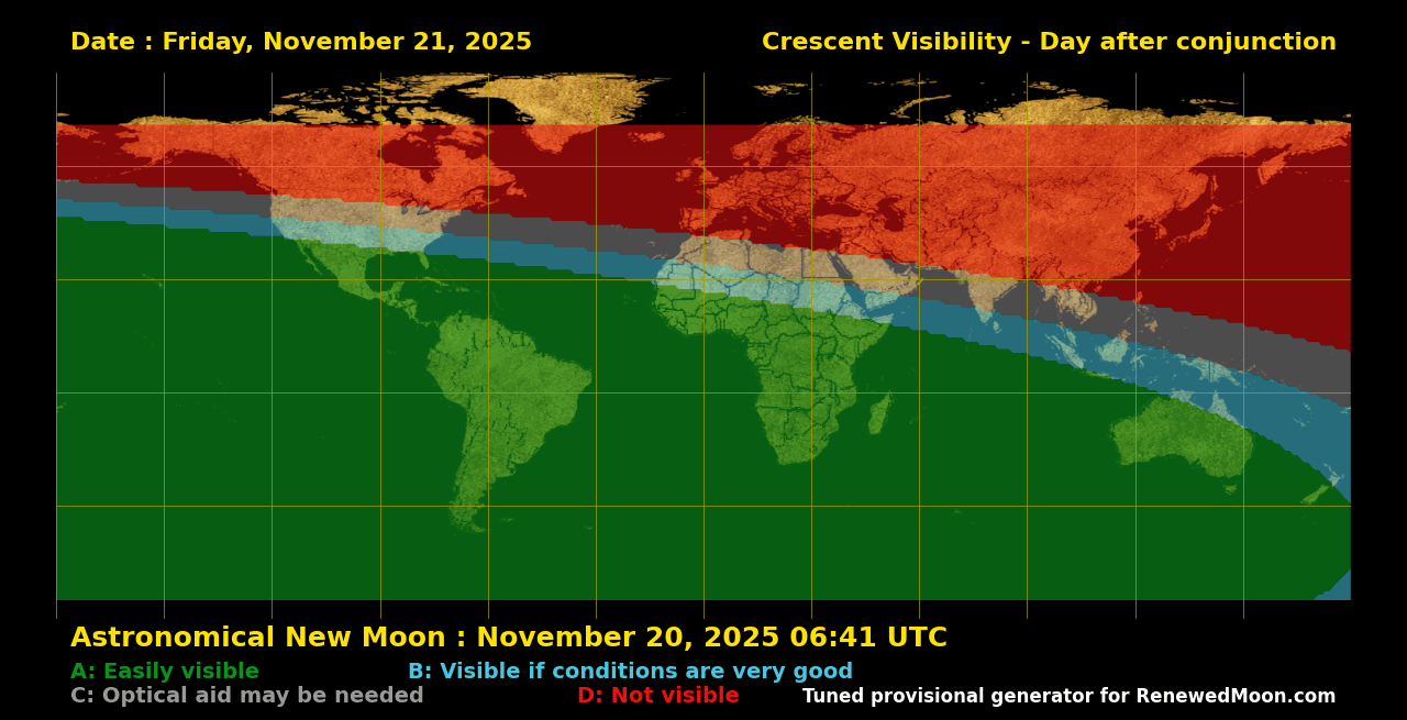 Next renewed moon map